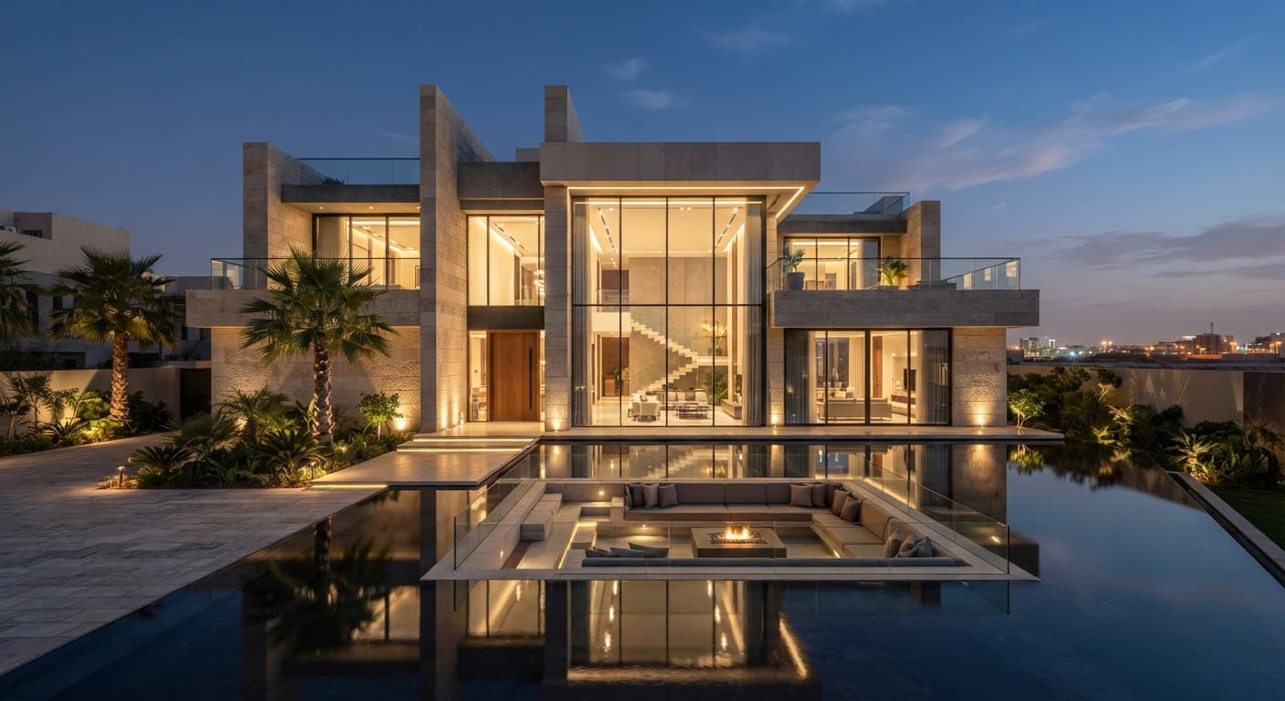 قصر المها الكريستالي بتصميم معماري فريد